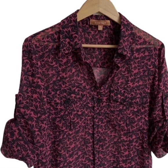 🌿Print Blouse - Picture 2 of 6